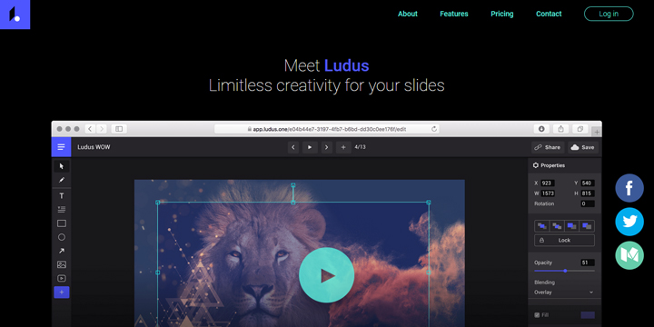 3DデータやJavaScriptにも対応！「Ludus」でクリエイティブなプレゼン資料を作ろう！