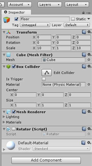 Unity プログラミング